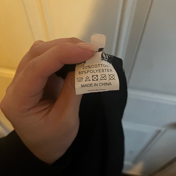 Black Ribbed Bodysuit - Picture 3 of 6